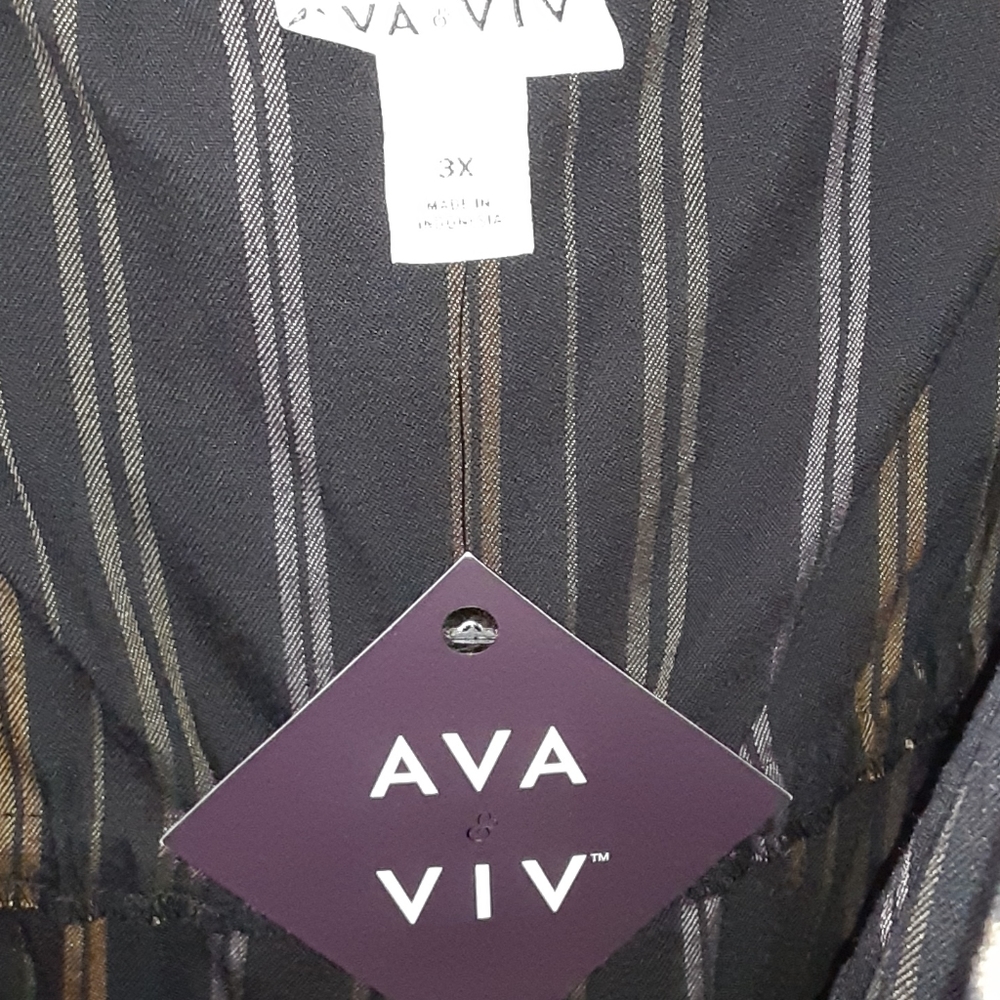 🆕️ AVA & VIV | Wide Leg Crop Jumpsuit - Picture 16 of 16